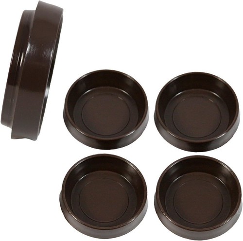 Brown castor cups chair - castor,