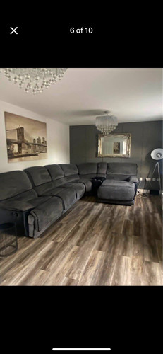 Harveys grey fabric - harveys, corner