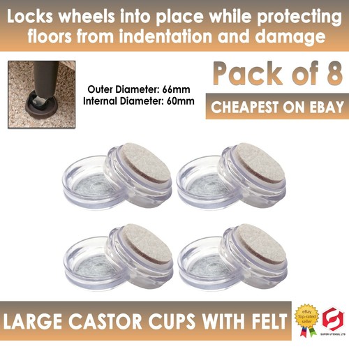 Felt furniture castor - felt,