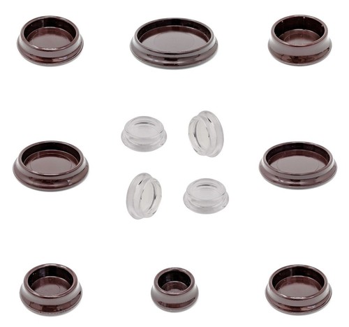 Furniture leg cups - -, round