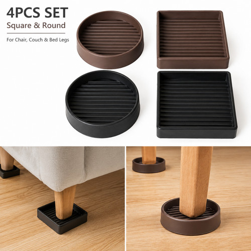 4pcs set square round - square,