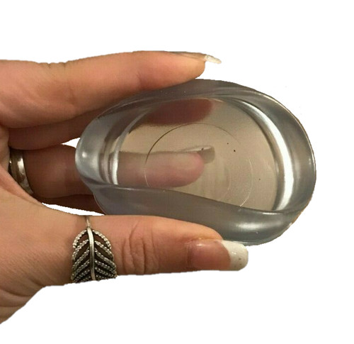 Small clear rubber castor - castor, cups