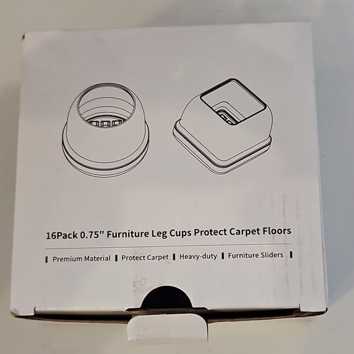 Pack 75in black furniture - 0.75in,