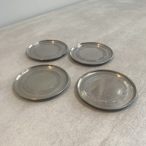 Pewter drink castors - pewter,