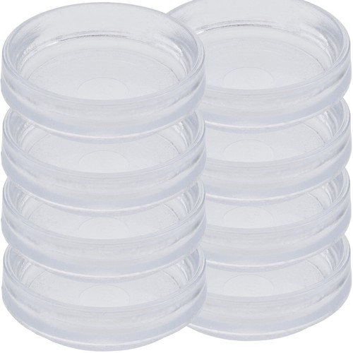 Large clear castor - 8x,