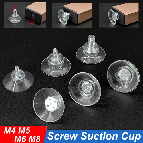 Screw clear black - clear/black, rubber