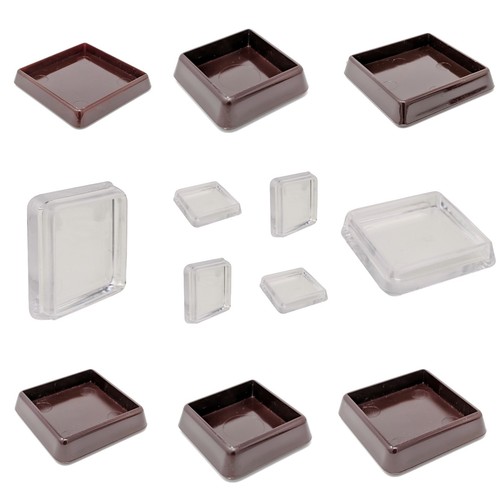 Furniture leg cups - cups, square