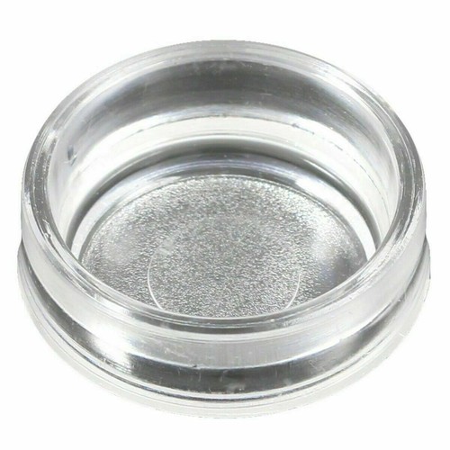 Large clear castor cups - 8,
