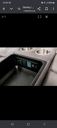 Grey piece reclining suite - piece,