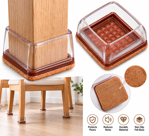 Pack square furniture leg - square,