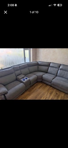 Tech sofa grey seater - sofa, 5-seater