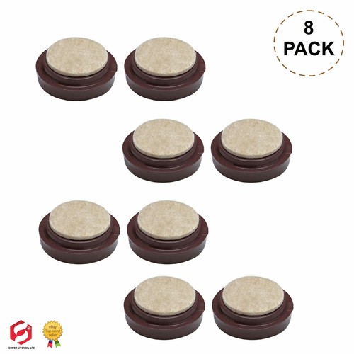 Pack castor cups with felt - 8,