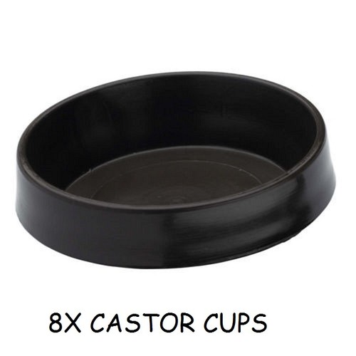 Brown castor cups floor - brown, /floor