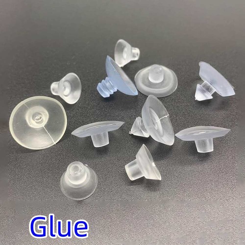 Suction cups clear rubber - cups,