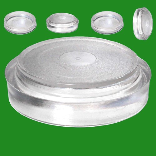 68mm clear castor cup - 4x,