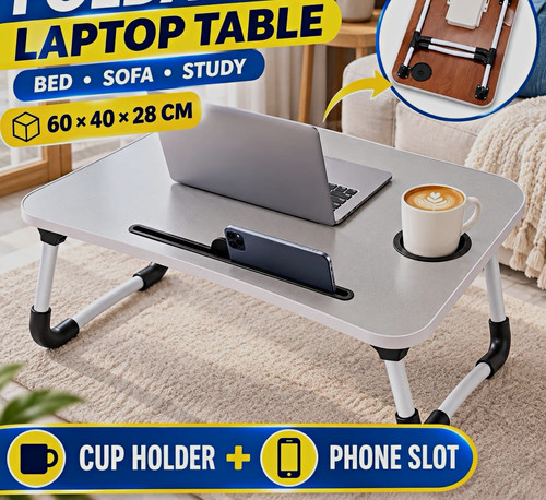 Foldable laptop bed table - laptop,